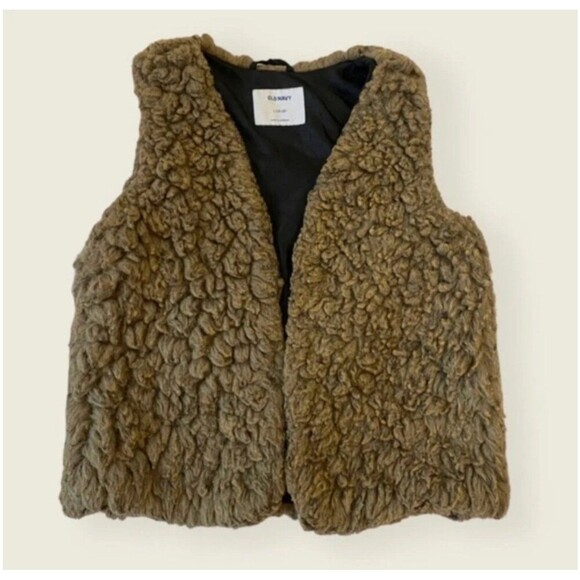 Old Navy Sherpa Vest Girls size Large (10/12) - Picture 1 of 4
